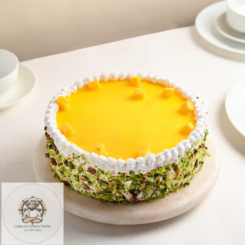 Mango Pistachio Torte 10"