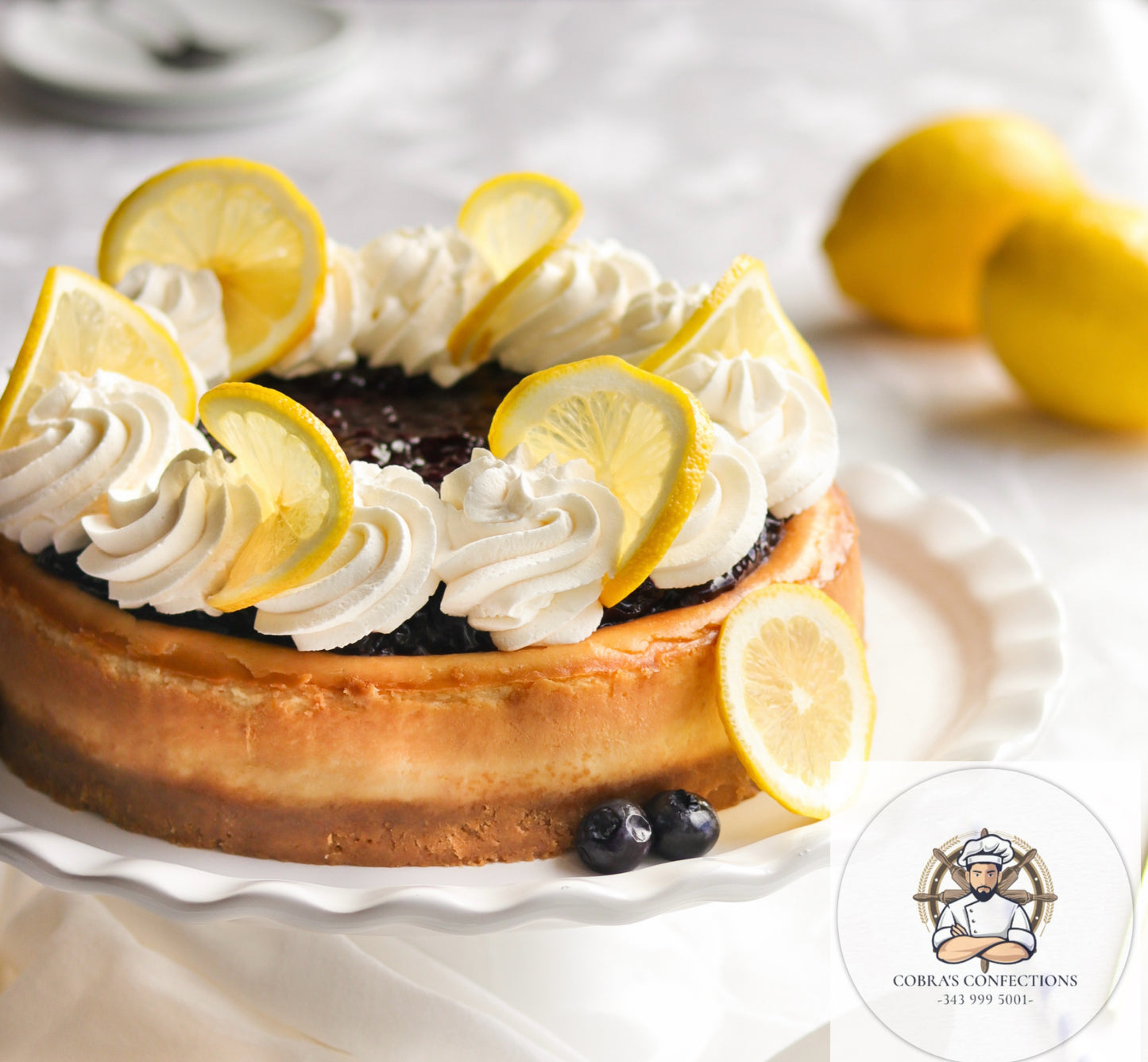 Lemon Blueberry 10"